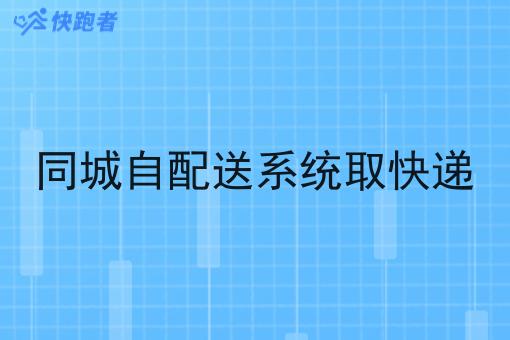 同城自配送系统取快递 同城自配送系统取快递