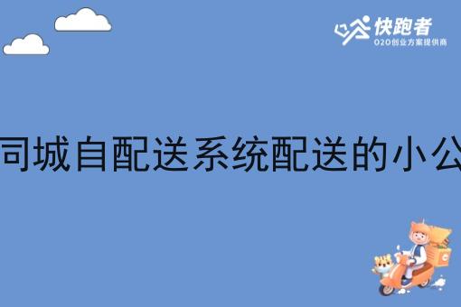 大家觉得做同城自配送系统配送的小公司有前途吗 大家觉得做同城自配送系统配送的小公司有前途吗