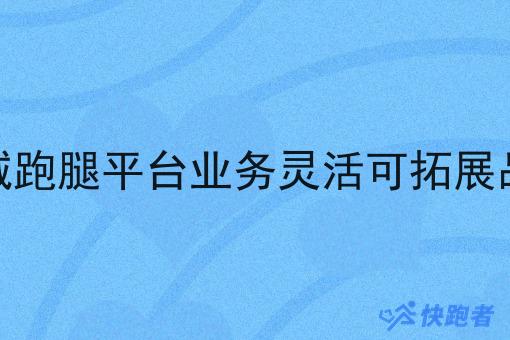同城跑腿平台业务灵活可拓展品类